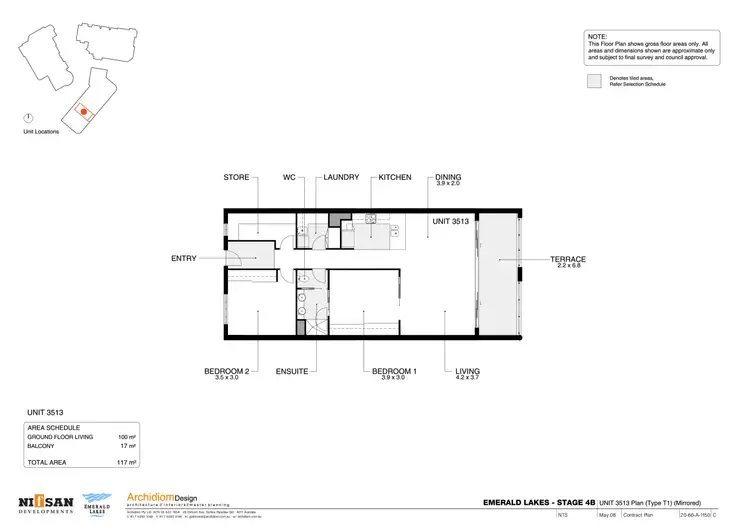 Floorplan of Homely apartment listing, 1033/3029 The Boulevard, Carrara QLD 4211
