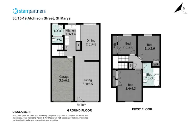 Floorplan of Homely house listing, 30/15-25 Atchison Street, St Marys NSW 2760