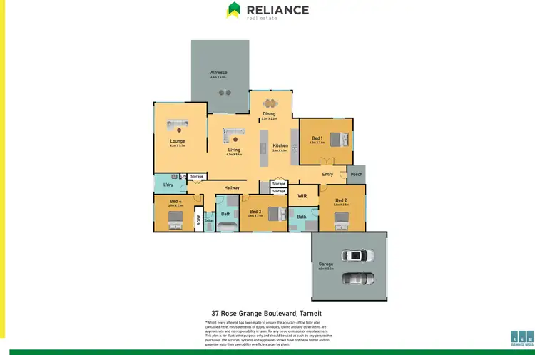 Floorplan of Homely house listing, 37 Rose Grange Boulevard, Tarneit VIC 3029
