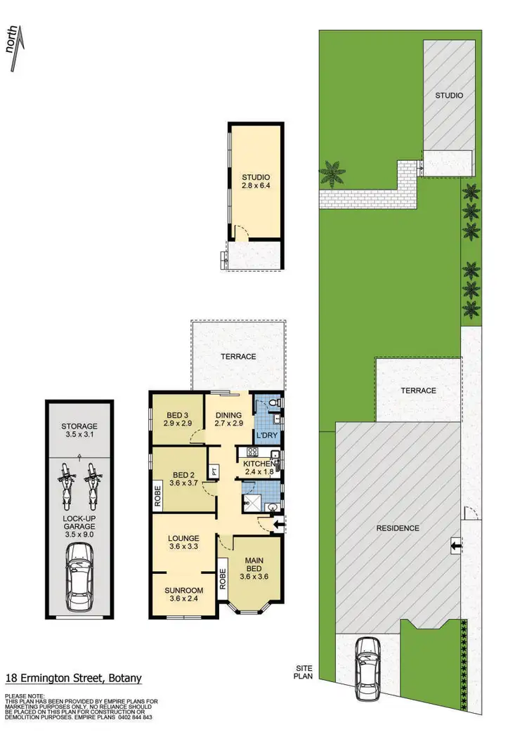 Floorplan of Homely house listing, 18 Ermington Street, Botany NSW 2019