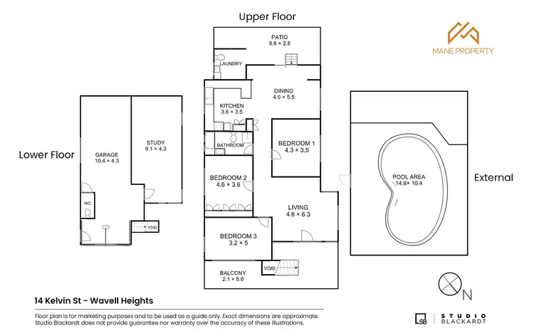 Floorplan of Homely house listing, 14 Kelvin Street, Wavell Heights QLD 4012