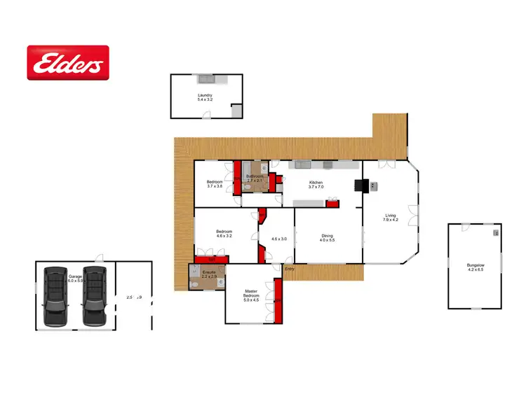 Floorplan of Homely rural property listing, 408 Carrajung Lower Road, Carrajung Lower VIC 3844