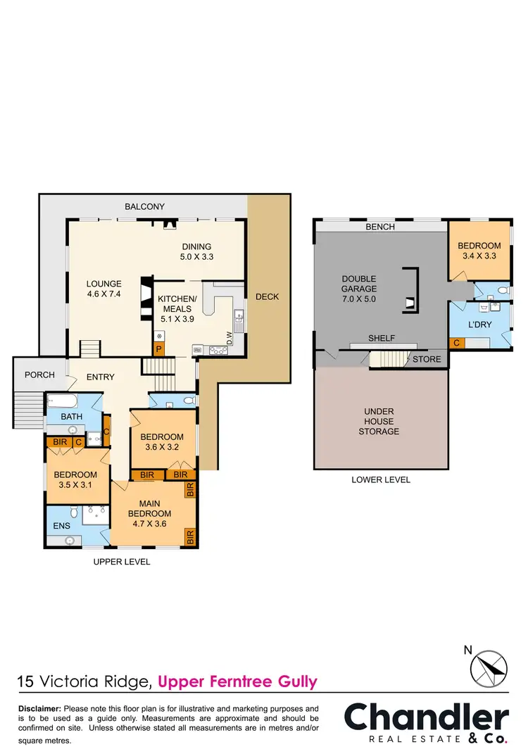 Floorplan of Homely house listing, 15 Victoria Ridge, Upper Ferntree Gully VIC 3156