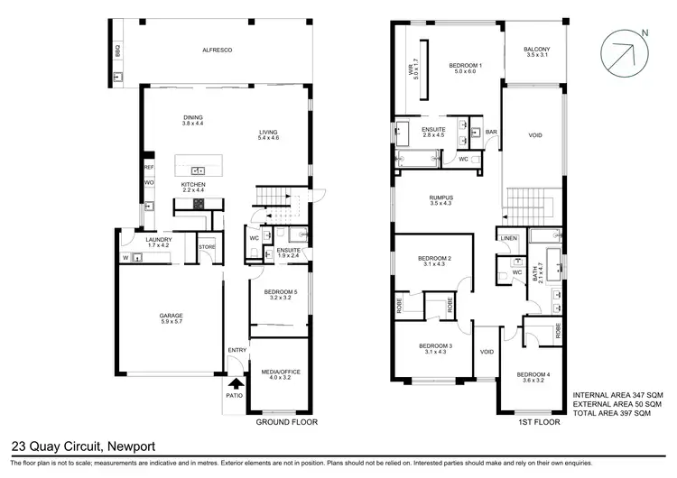 Floorplan of Homely house listing, 23 Quay Circuit, Newport QLD 4020