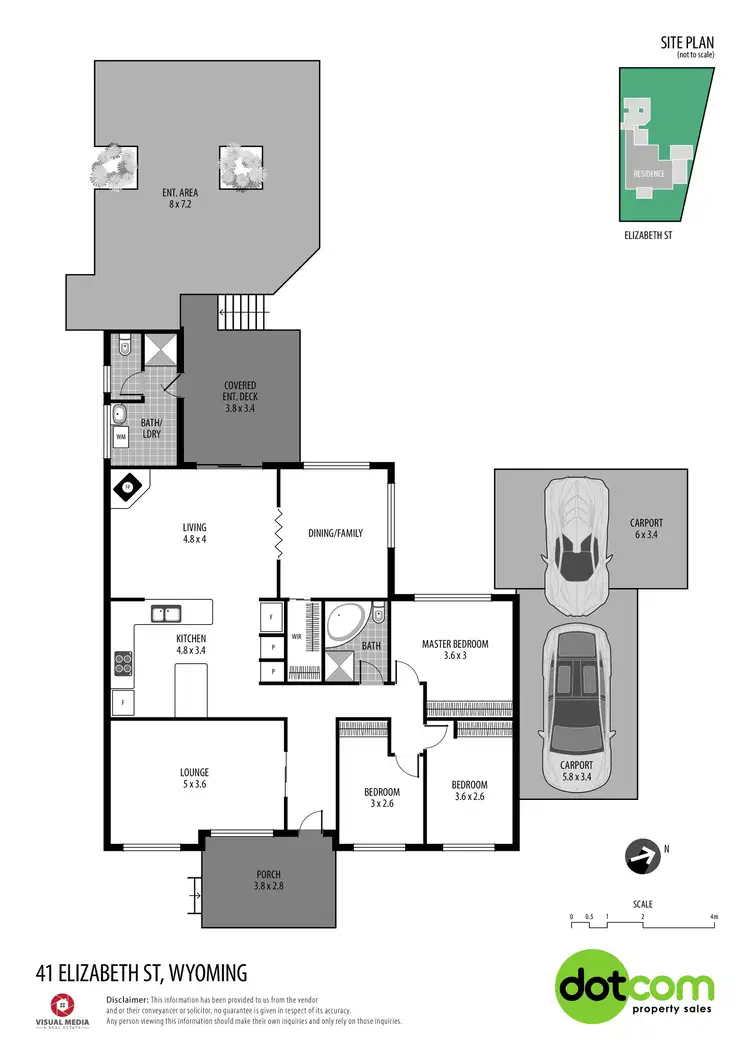 Floorplan of Homely house listing, 41 Elizabeth Street, Wyoming NSW 2250