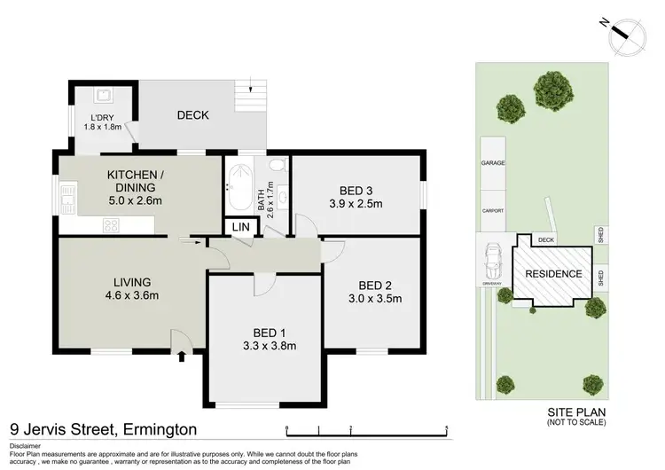 Floorplan of Homely house listing, 9 Jervis Street, Ermington NSW 2115