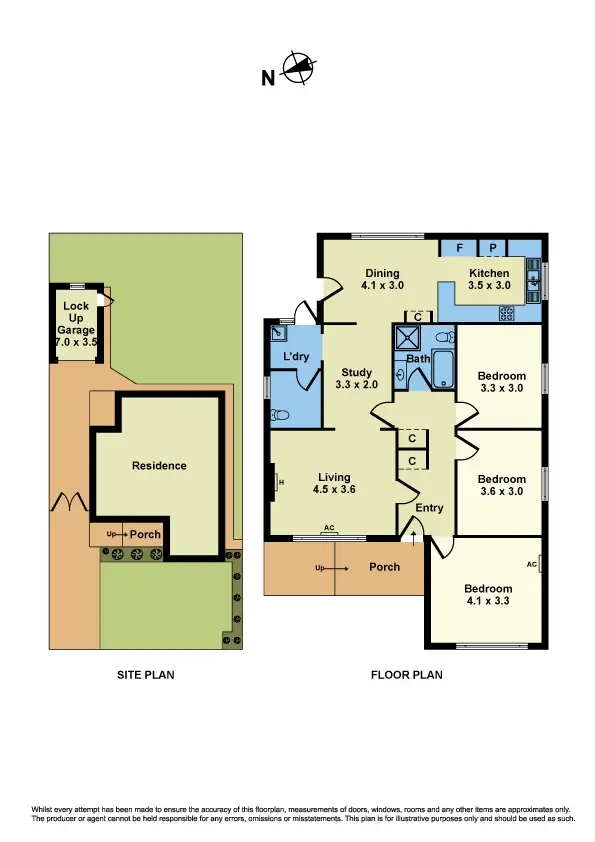 Floorplan of Homely house listing, 13 Snowden Street, Sunshine VIC 3020