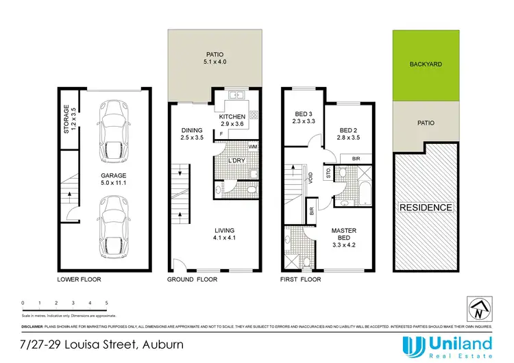 Floorplan of Homely townhouse listing, 7/27 Louisa Street, Auburn NSW 2144