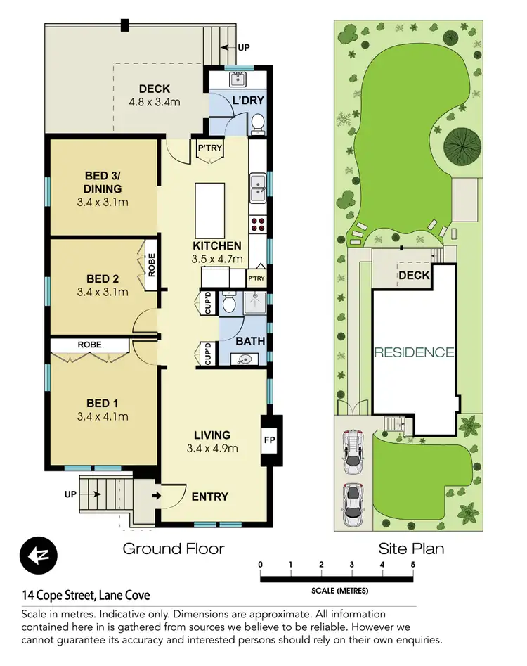 Floorplan of Homely house listing, 14 Cope Street, Lane Cove NSW 2066