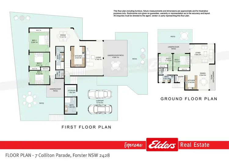 Floorplan of Homely house listing, 7 Colliton Parade, Forster NSW 2428
