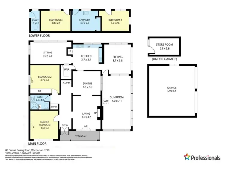 Floorplan of Homely house listing, 86 Donna Buang Road, Warburton VIC 3799