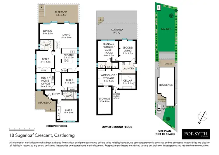 Floorplan of Homely house listing, 18 Sugarloaf Crescent, Castlecrag NSW 2068