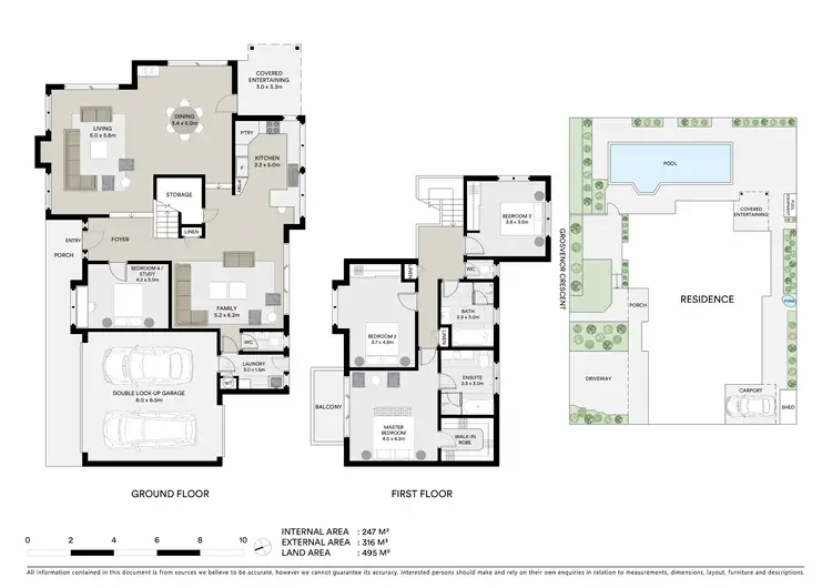 Floorplan of Homely semi-detached listing, 1B Grosvenor Crescent, Cronulla NSW 2230