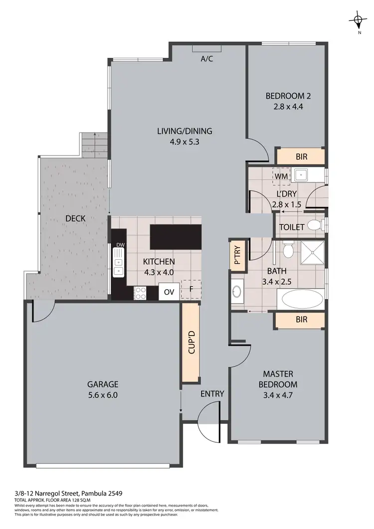 Floorplan of Homely house listing, 3/8-12 Narregol Street, Pambula NSW 2549