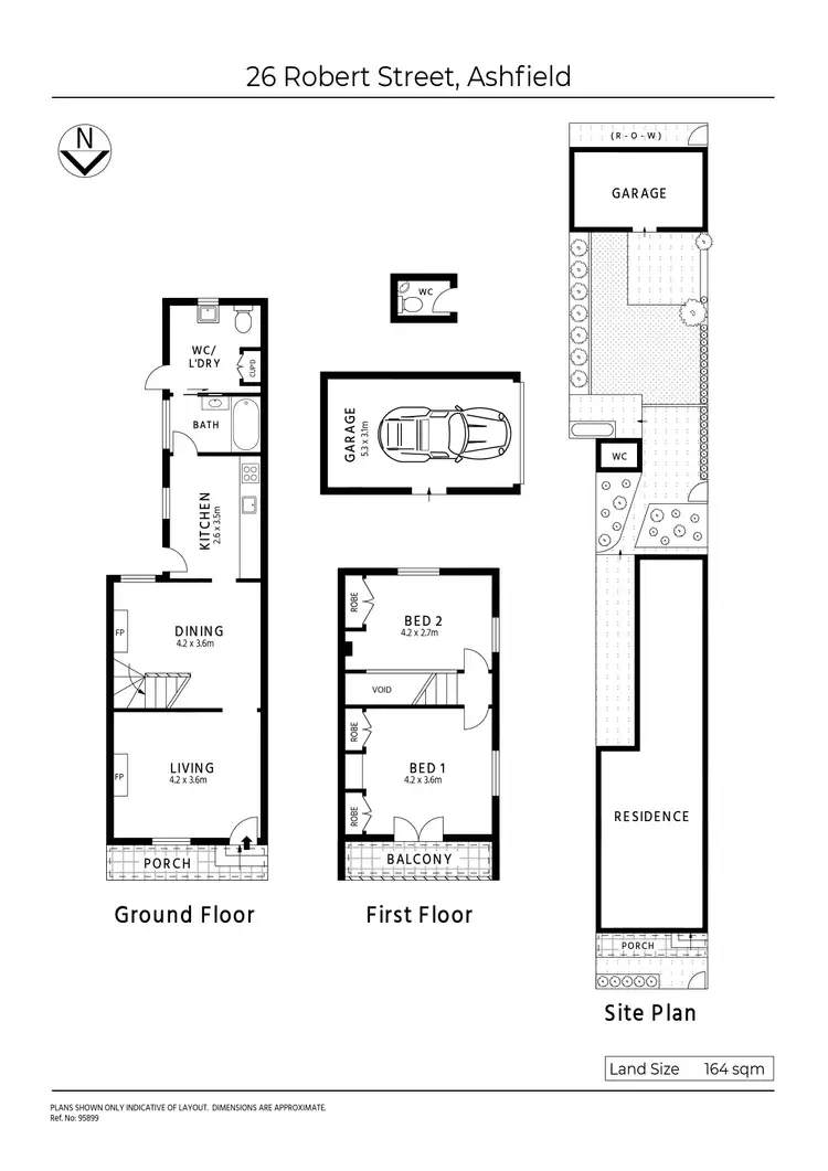 Floorplan of Homely house listing, 26 Robert Street, Ashfield NSW 2131