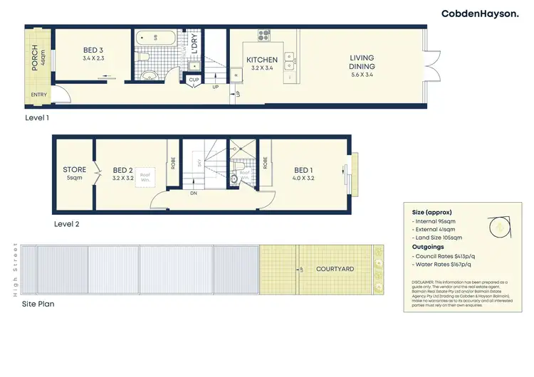 Floorplan of Homely house listing, 40 High Street, Balmain NSW 2041