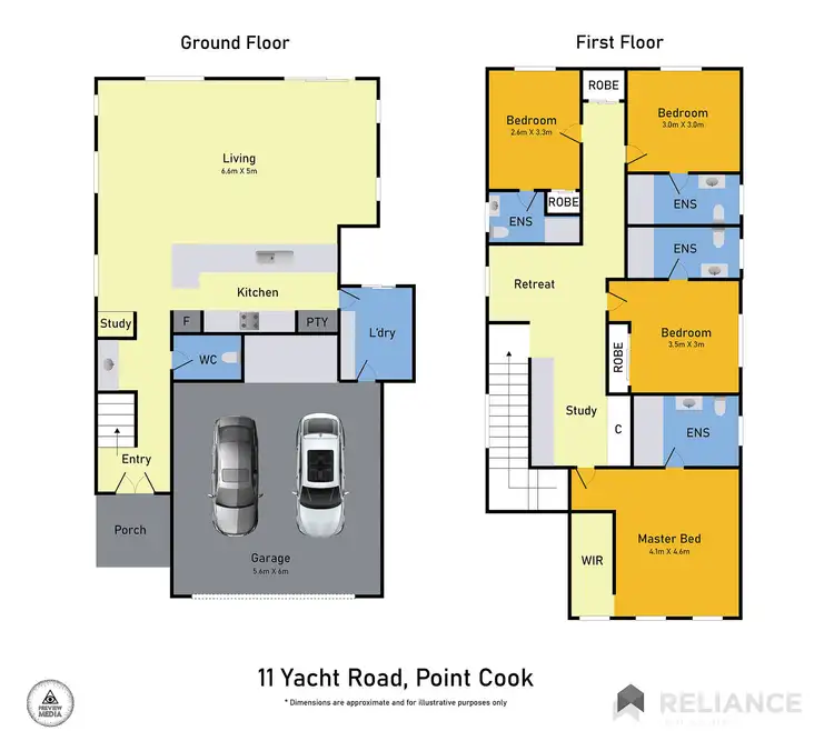 Floorplan of Homely house listing, 11 Yacht Road, Point Cook VIC 3030
