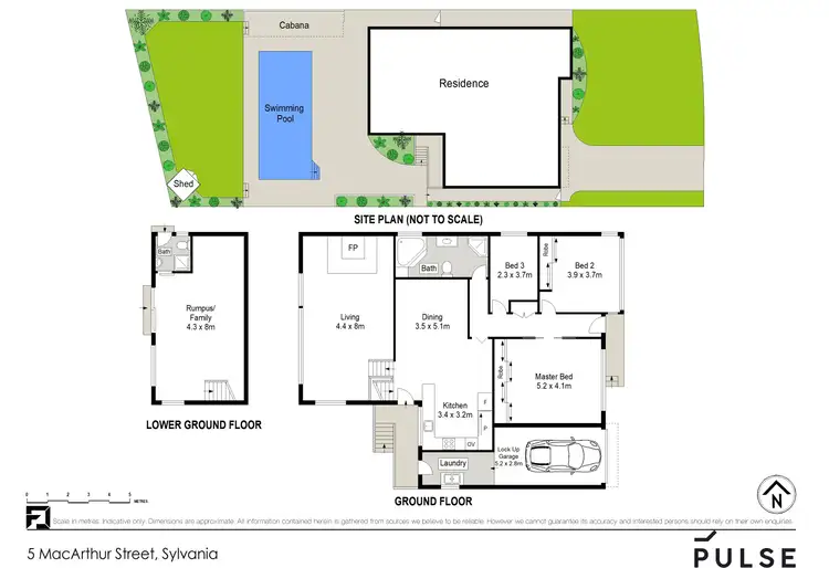 Floorplan of Homely house listing, 5 Macarthur Street, Sylvania NSW 2224