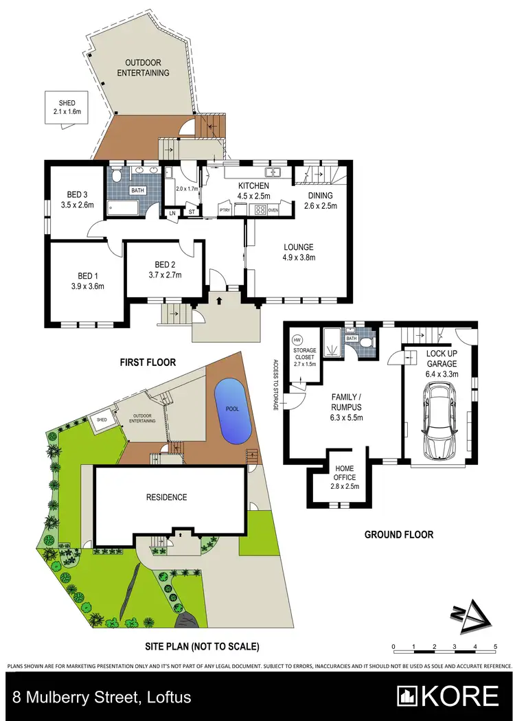 Floorplan of Homely house listing, 8 Mulberry Street, Loftus NSW 2232