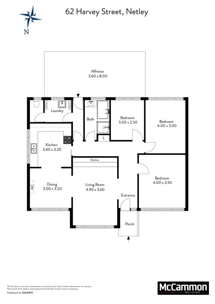 Floorplan of Homely house listing, 62 Harvey Street, Netley SA 5037