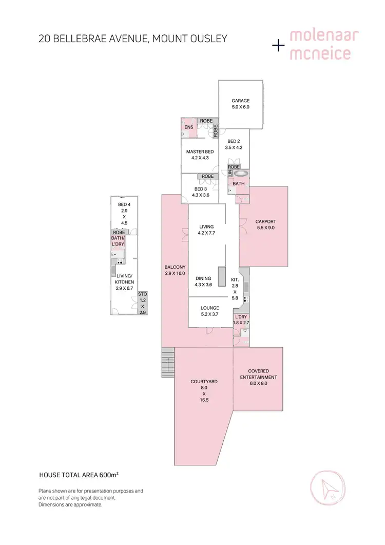 Floorplan of Homely house listing, 20 Bellebrae Avenue, Mount Ousley NSW 2519