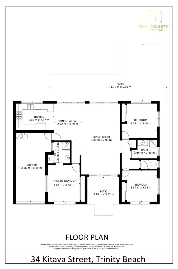 Floorplan of Homely house listing, 34 Kitava Street, Trinity Beach QLD 4879