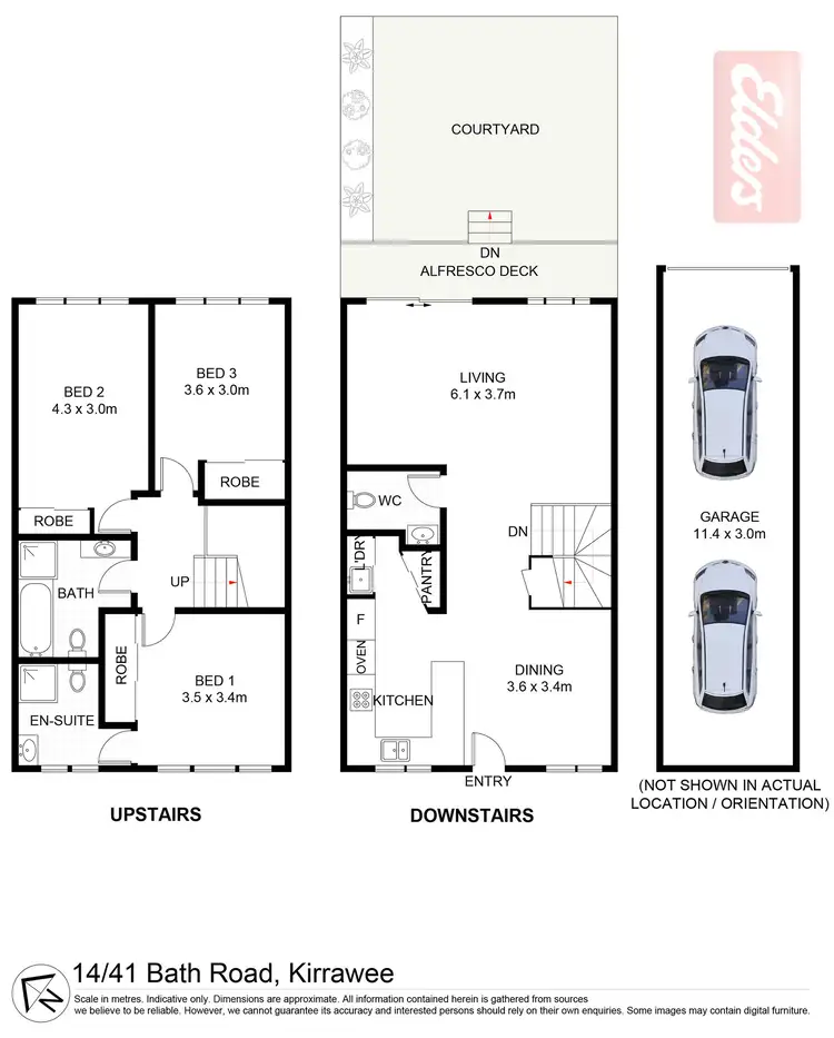 Floorplan of Homely townhouse listing, 14/41 Bath Road, Kirrawee NSW 2232