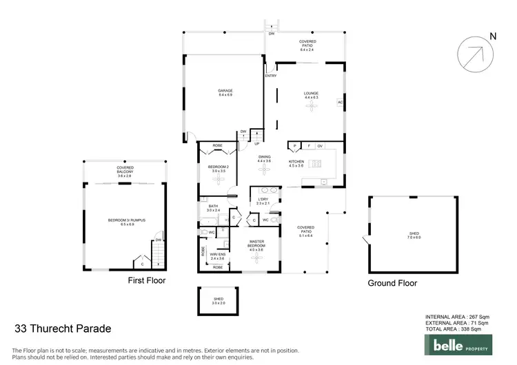 Floorplan of Homely house listing, 33 Thurecht Parade, Scarborough QLD 4020