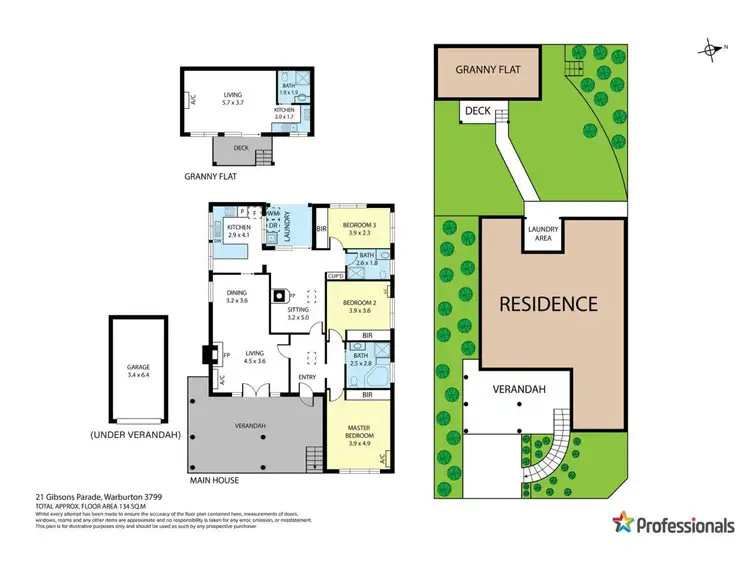 Floorplan of Homely house listing, 21 Gibsons Parade, Warburton VIC 3799