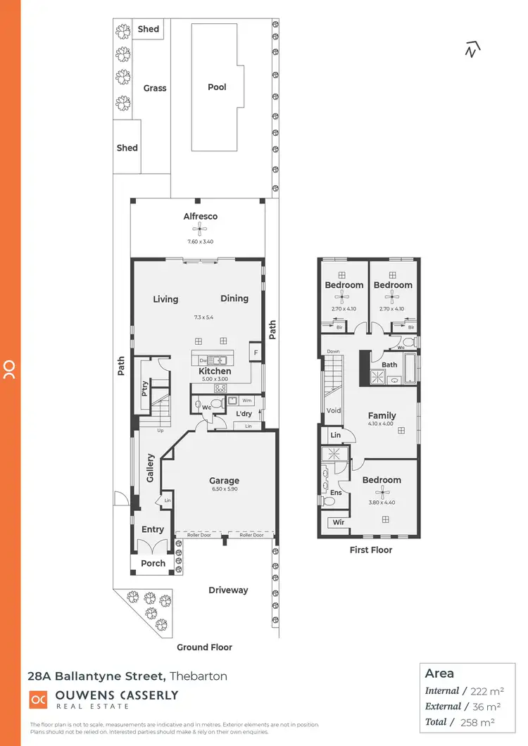 Floorplan of Homely house listing, 28A Ballantyne Street, Thebarton SA 5031