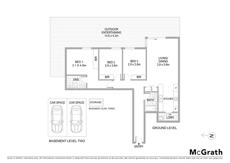 Floorplan of Homely apartment listing, 6/21-37 Waitara Avenue, Waitara NSW 2077