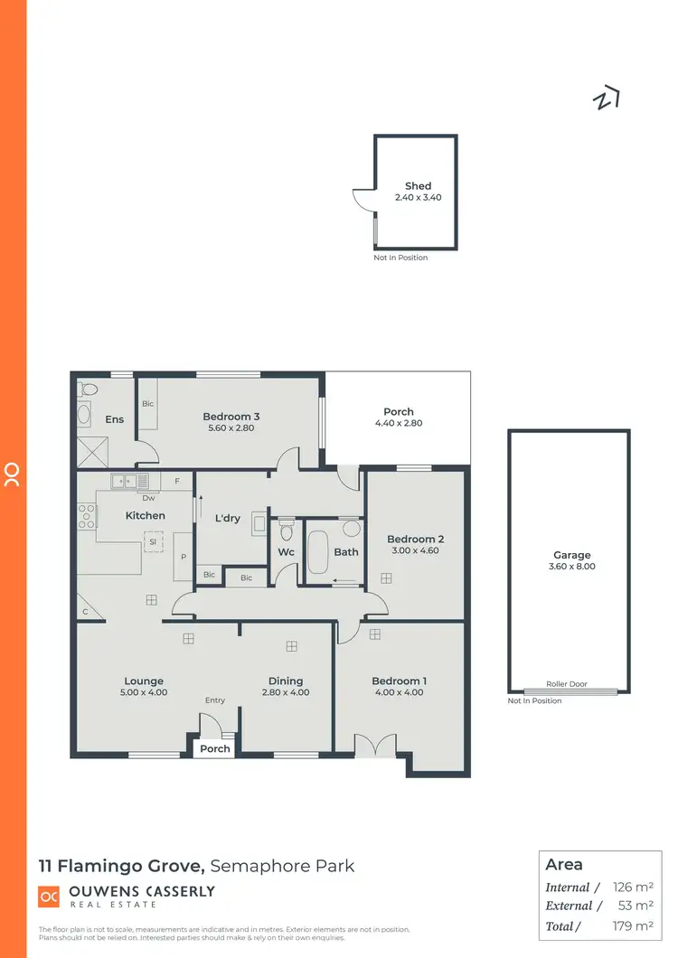 Floorplan of Homely house listing, 11 Flamingo Grove, Semaphore Park SA 5019