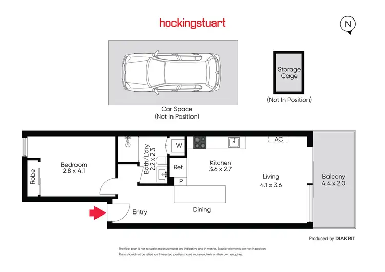 Floorplan of Homely apartment listing, 301/204 High Street Street, Preston VIC 3072
