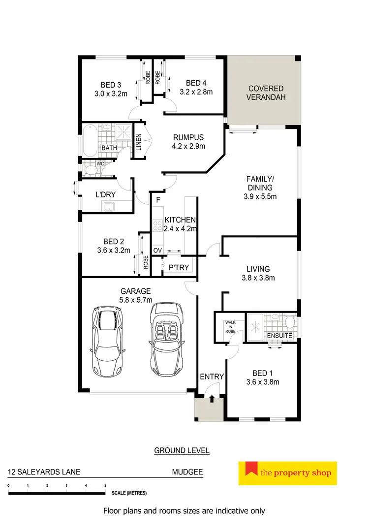 Floorplan of Homely house listing, 12 Saleyards Lane, Mudgee NSW 2850