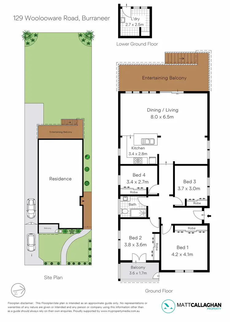 Floorplan of Homely house listing, 129 Woolooware Road, Burraneer NSW 2230