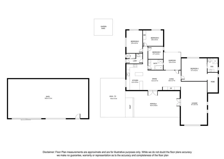 Floorplan of Homely house listing, 16 Simsons Landing Road, Nelson VIC 3292