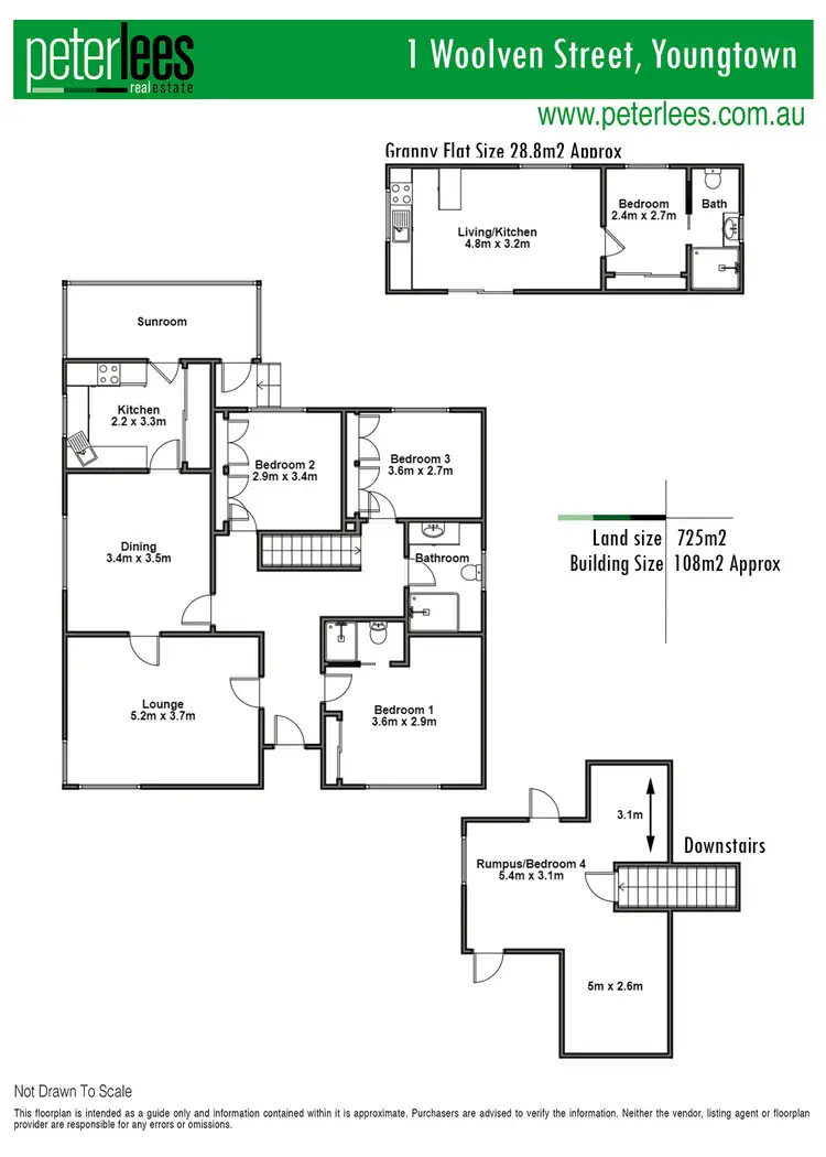 Floorplan of Homely house listing, 1 Woolven Street, Youngtown TAS 7249