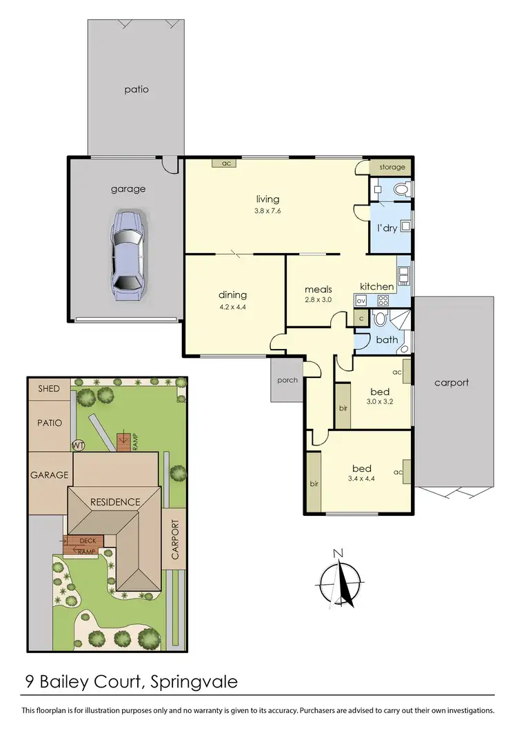 Floorplan of Homely house listing, 9 Bailey Court, Springvale VIC 3171