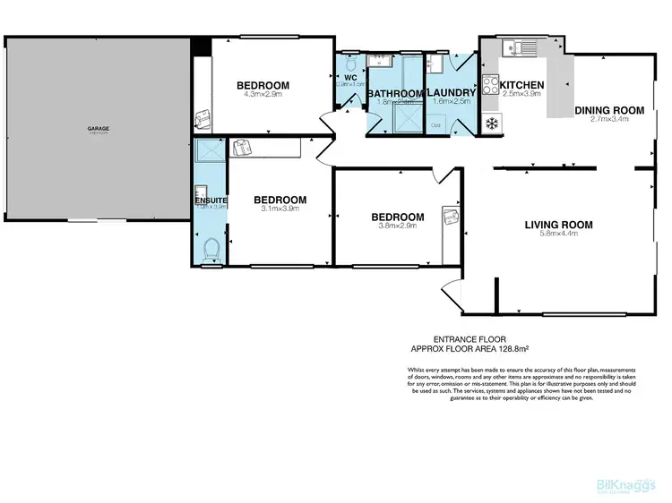 Floorplan of Homely house listing, 6A Creswell Place, Fingal Bay NSW 2315