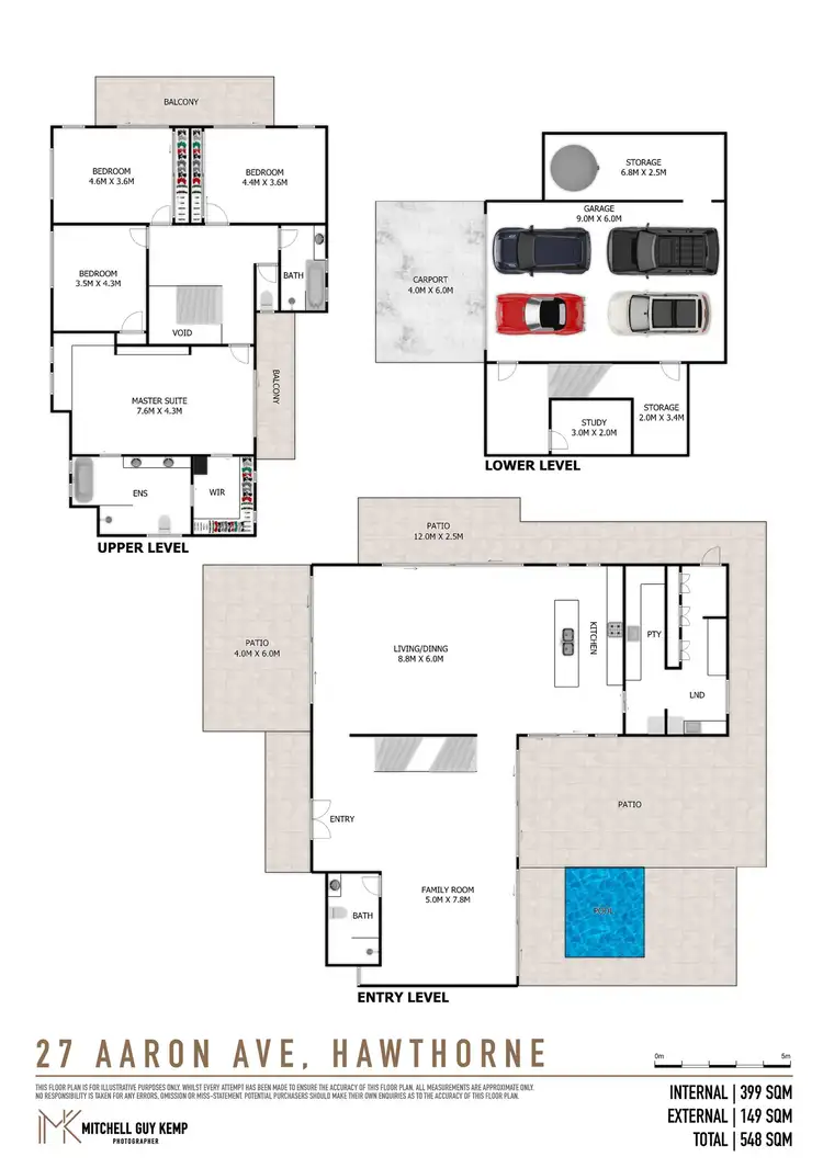 Floorplan of Homely house listing, 27 Aaron Avenue, Hawthorne QLD 4171