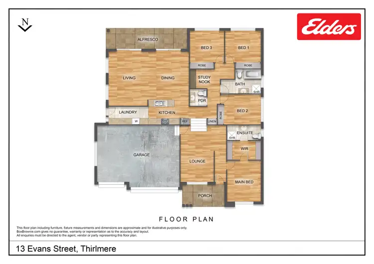 Floorplan of Homely house listing, 13 Evans Street, Thirlmere NSW 2572