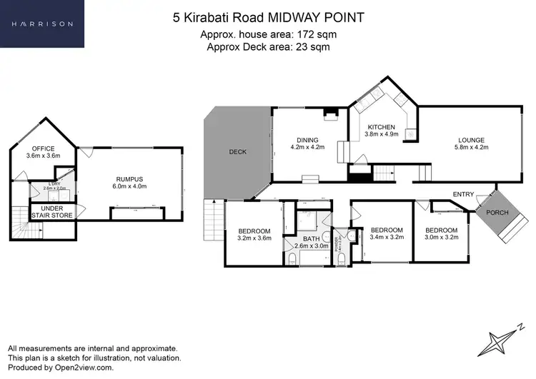 Floorplan of Homely house listing, 5 Kirabati Road, Midway Point TAS 7171