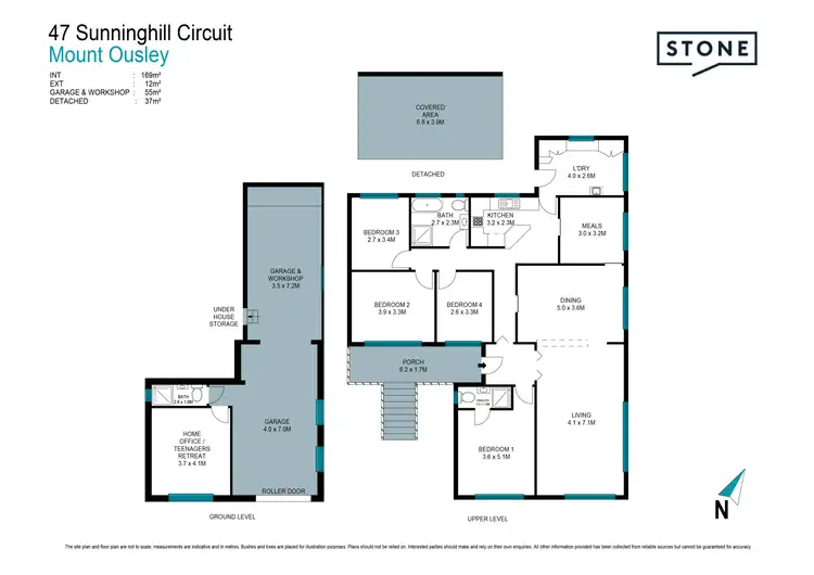 Floorplan of Homely house listing, 47 Sunninghill Circuit, Mount Ousley NSW 2519