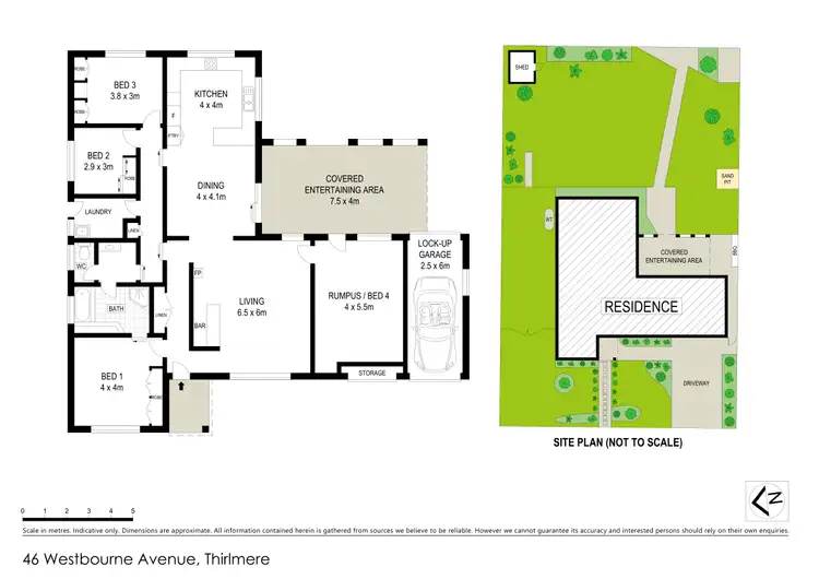Floorplan of Homely house listing, 46 Westbourne Avenue, Thirlmere NSW 2572