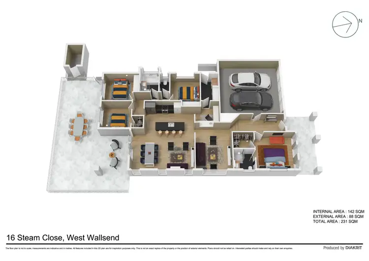 Floorplan of Homely house listing, 16 Steam Close, West Wallsend NSW 2286
