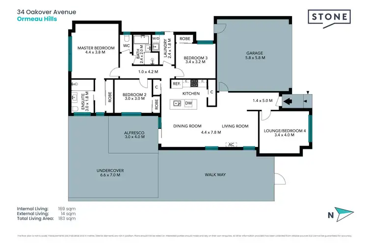 Floorplan of Homely house listing, 34 Oakover Avenue, Ormeau Hills QLD 4208