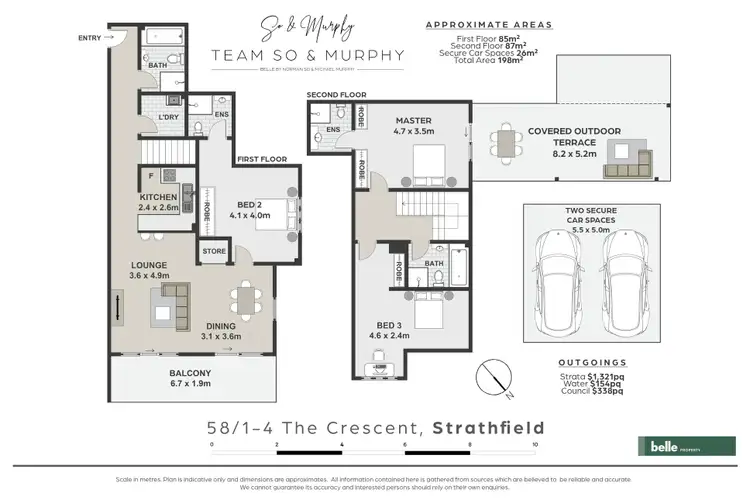 Floorplan of Homely apartment listing, 58/1-4 The Crescent, Strathfield NSW 2135