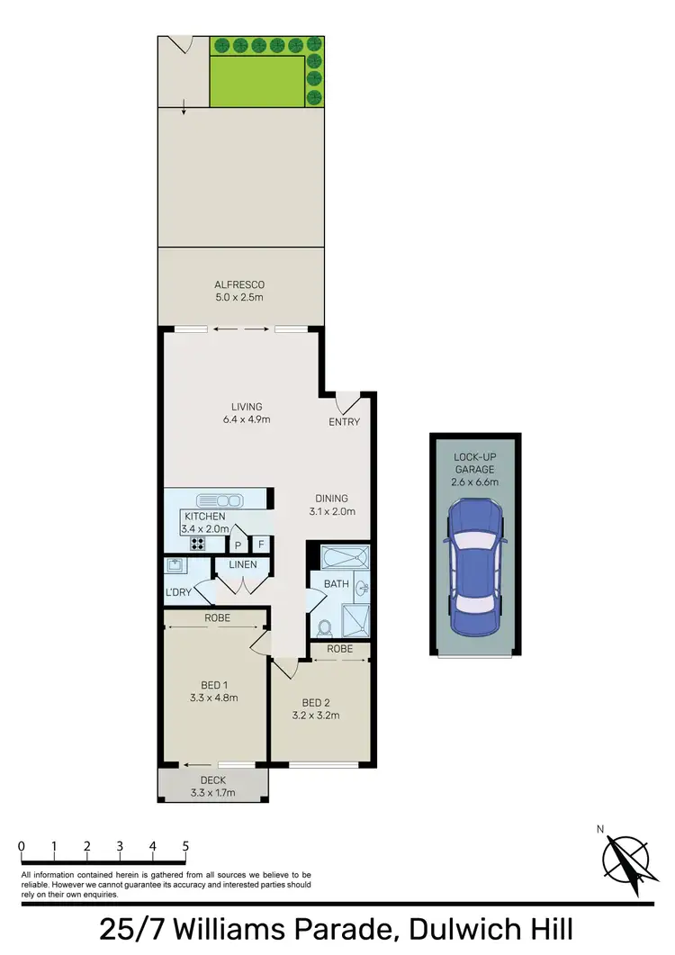 Floorplan of Homely apartment listing, 25/7 Williams Parade, Dulwich Hill NSW 2203