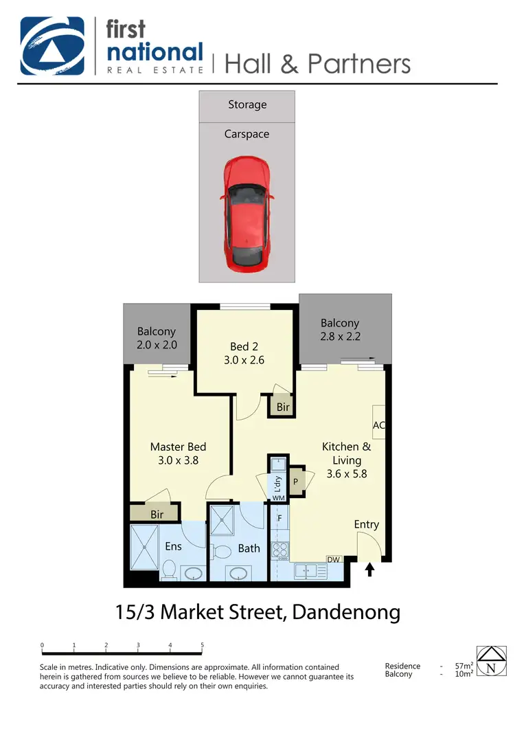 Floorplan of Homely apartment listing, 15/3 Market Street, Dandenong VIC 3175