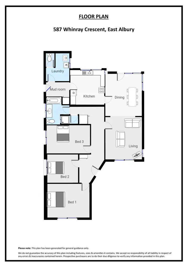 Floorplan of Homely house listing, 587 Whinray Crescent, East Albury NSW 2640